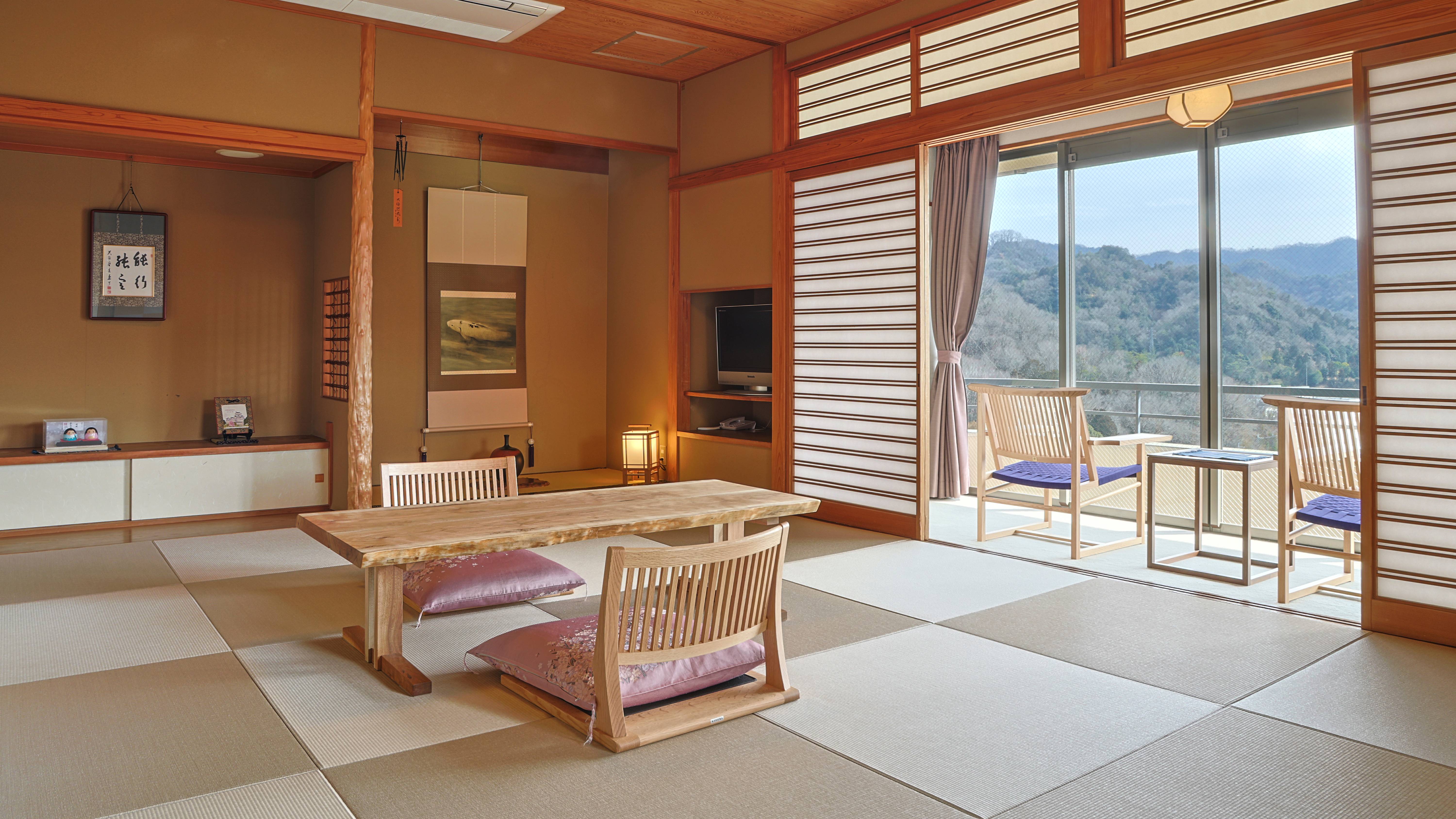 檜露天風呂付き特別室「夢咲」