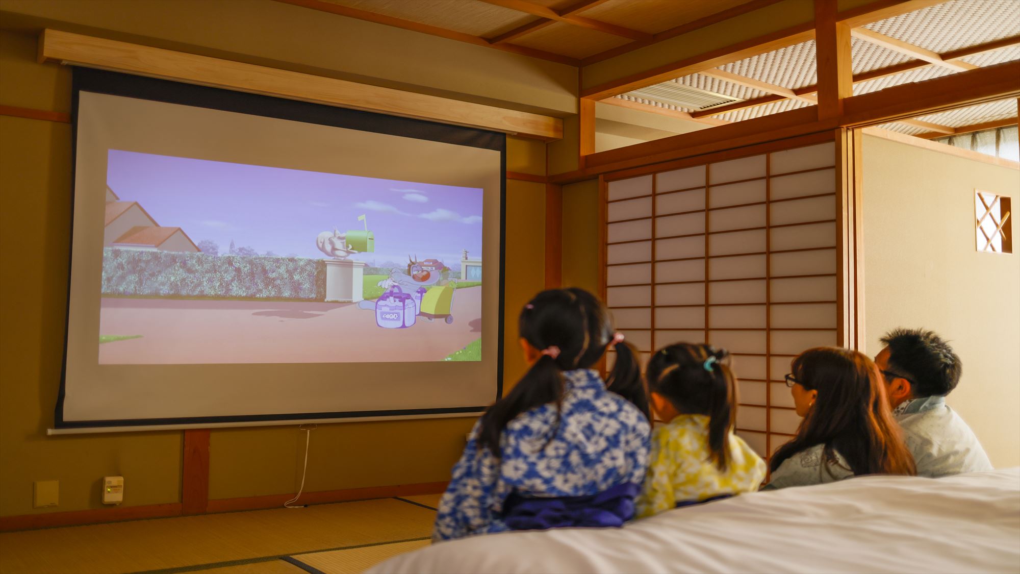 〈ウェルカムベビー認定〉《禁煙》 ファミリールームMORI　プロジェクター