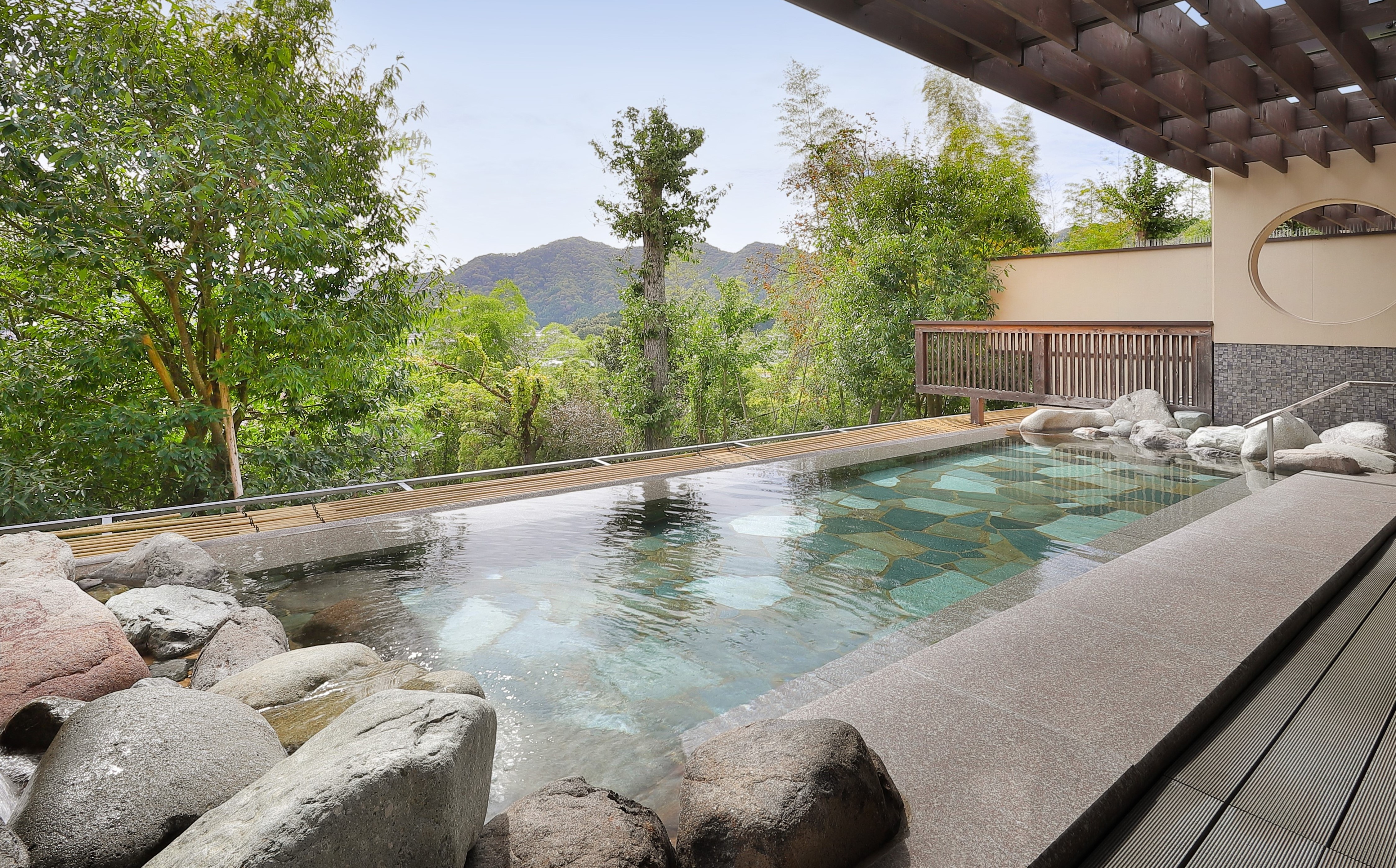 満天星露天風呂