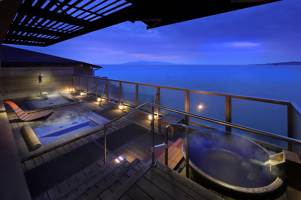 ＜赤穂温泉祥吉＞大浴場露天風呂（イメージ）