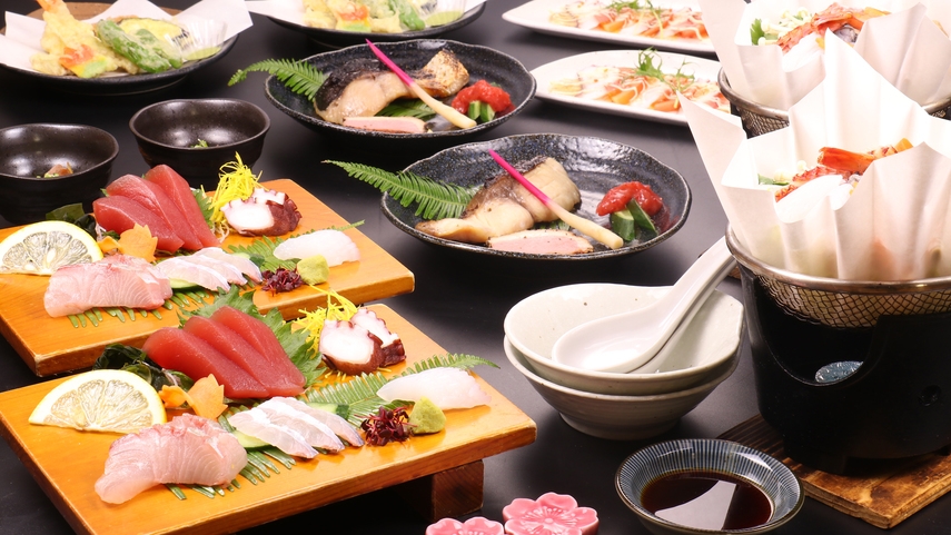 【直前割☆外湯チケット付き】最大6000円引き！温泉も海の会席もお得に満喫☆