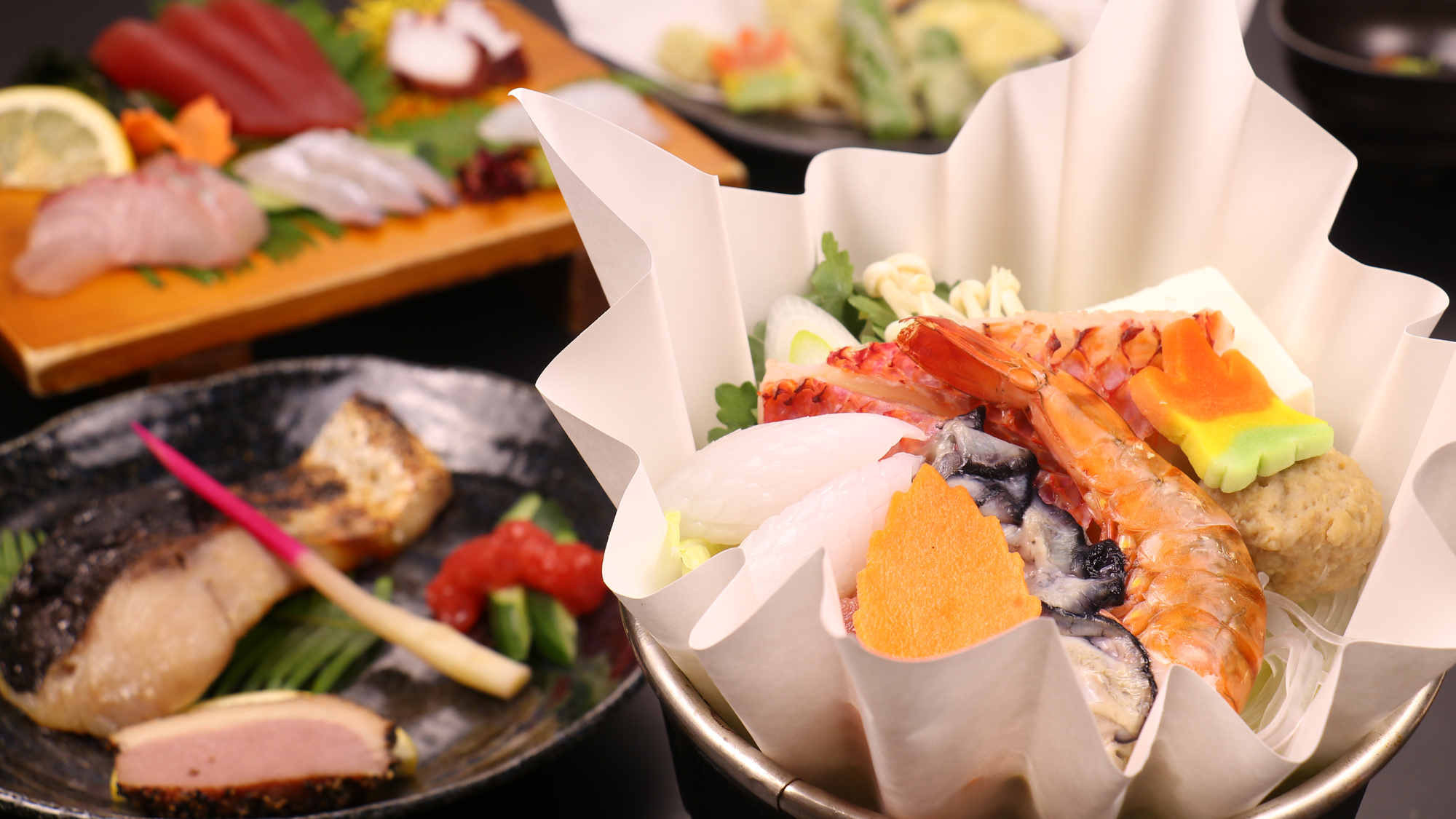 【料理】海の会席(冬)