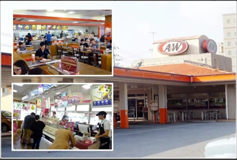 Fast food A & W (3 minutes on foot)