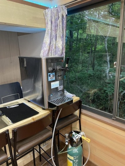 ビールサーバーもあります。