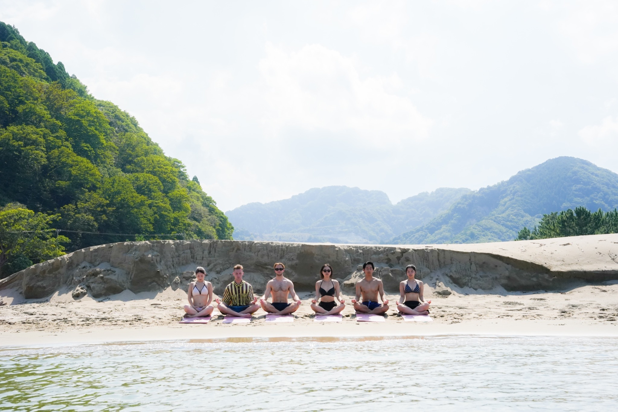 徒歩3分にあるビーチ