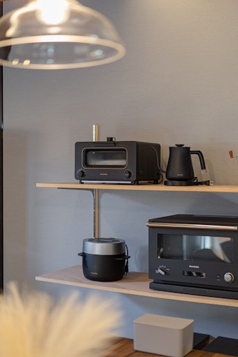 圧力鍋や卓上ホットプレート（BURUNO）もご用意しております