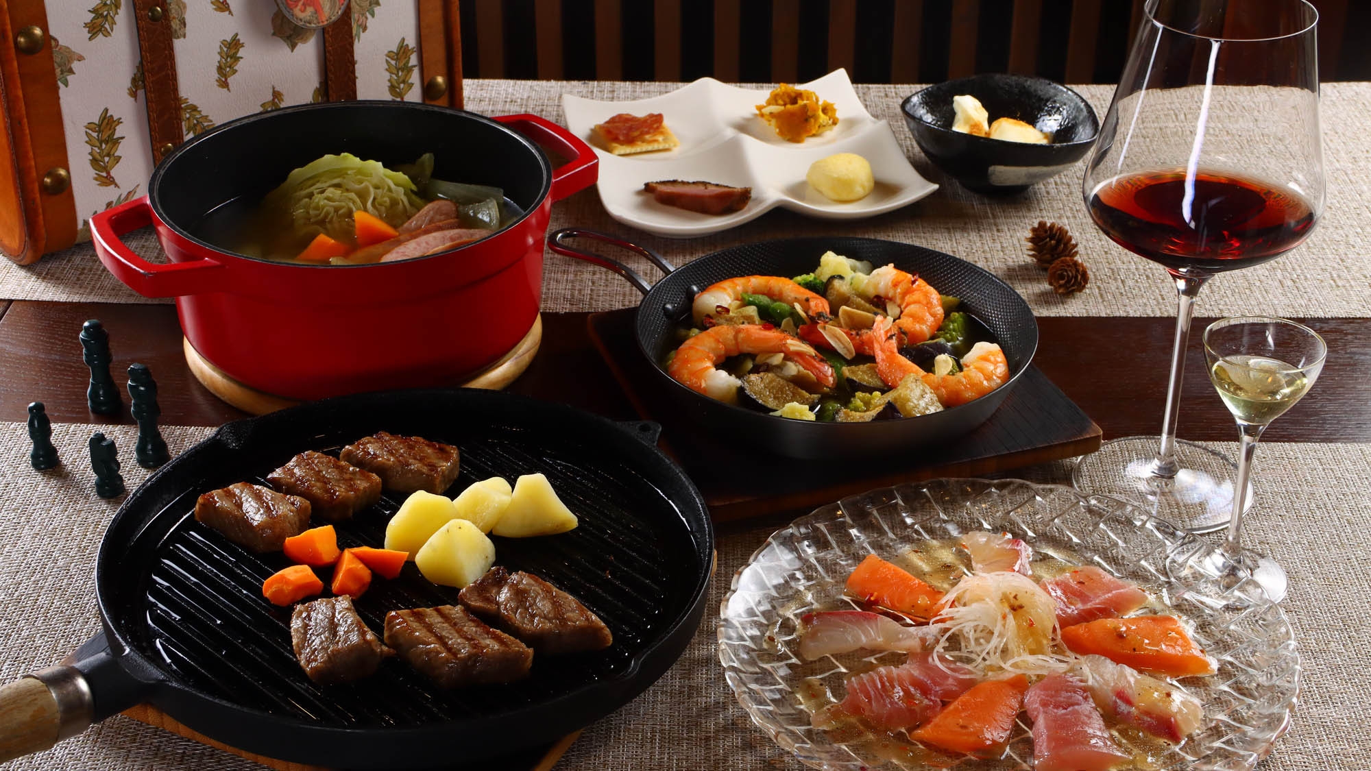 【スタンダード】豊後牛をメインに欧風家庭料理の晩餐☆【1泊2食】