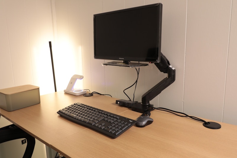 キッズルームにPC用意しています