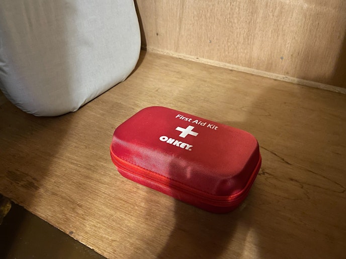 救急セットも用意しています