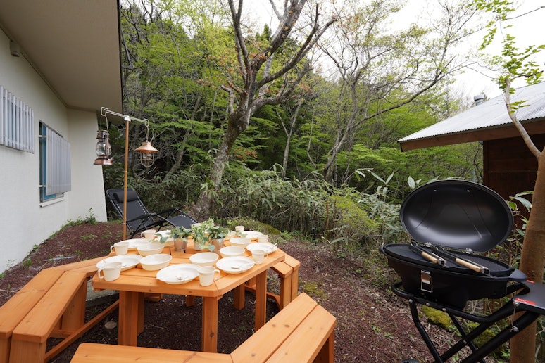 裏庭BBQスペース
