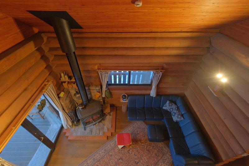 リビング　２階吹き抜けです