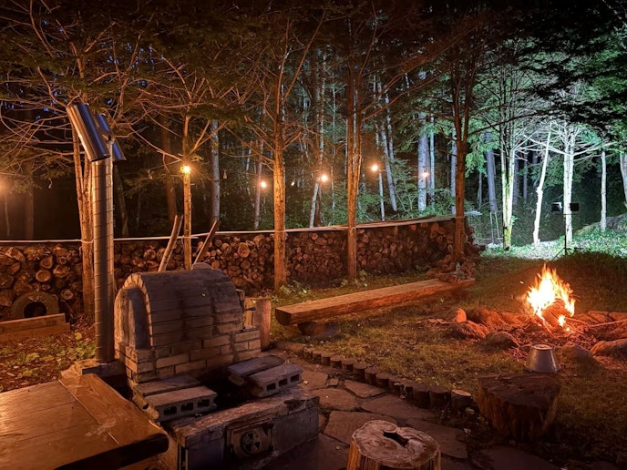 BBQ台・ファイアピットスペース　