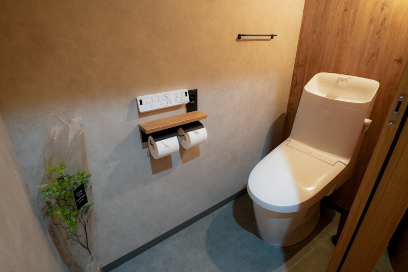 落ち着いた感じのトイレ