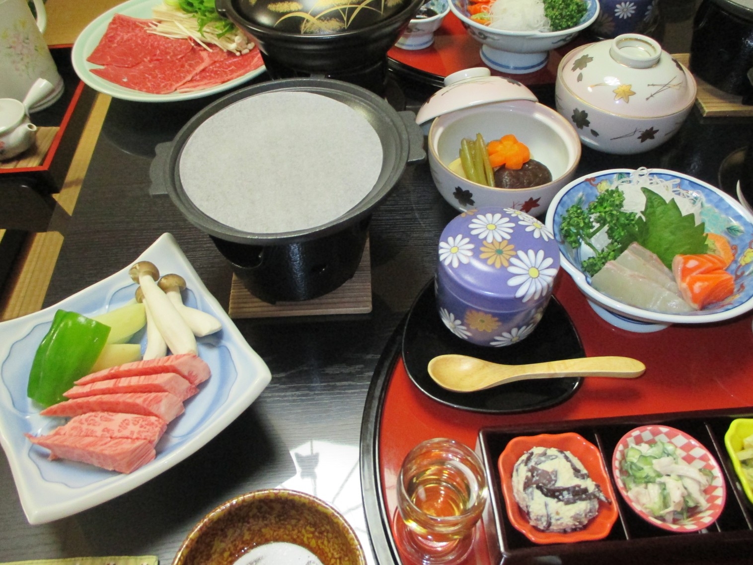【当館人気】豊後牛のシャブシャブ及び豊後牛の焼肉プラン【１日3組限定】