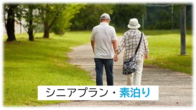 【シニア・ゆったり散策】シンプルステイプラン・60歳以上(素泊り)