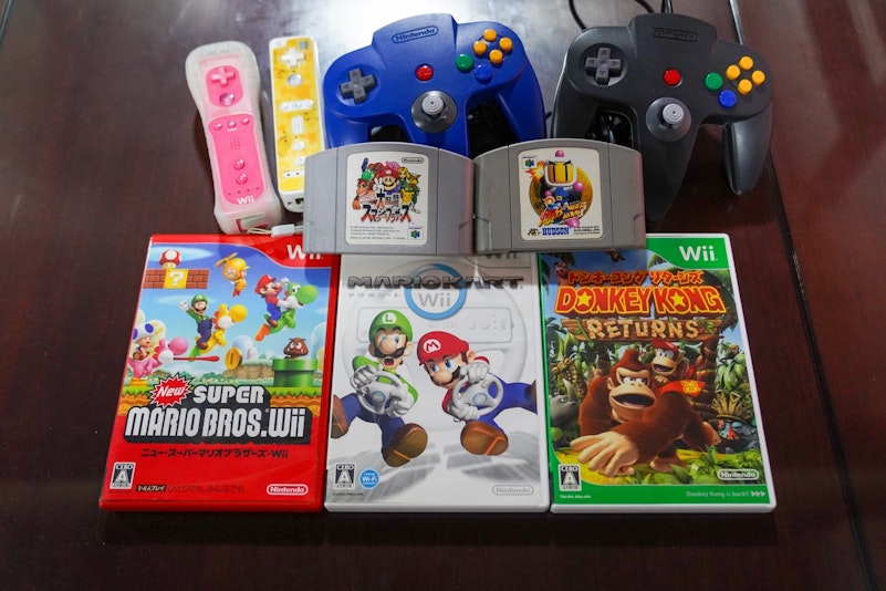 任天堂６４、wiiのゲーム機をご用意しております。