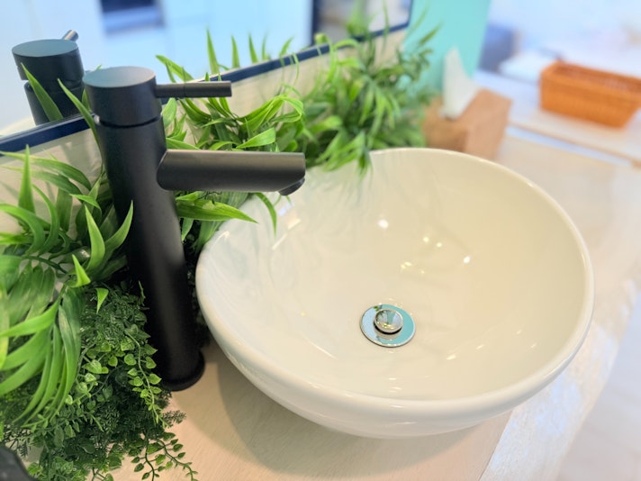 ナチュラルモダンな洗面ボウル