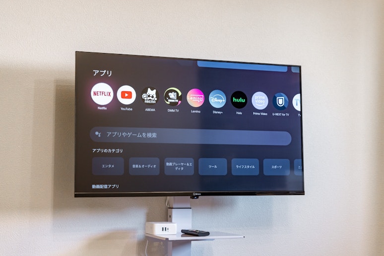 Netflix、YouTube、huluなどご視聴いただけます。（ご自身のアカウントでログイン...