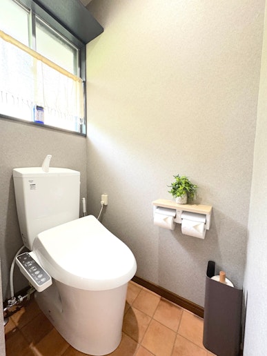 清潔感のあるトイレです。