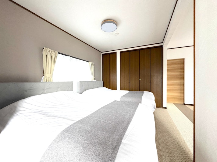 大きくて寝心地の良いベッドをご用意しています。