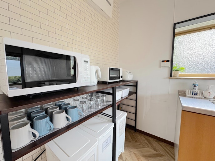 コップやグラスをたくさんご用意していますので、大人数でのご利用も可能です。