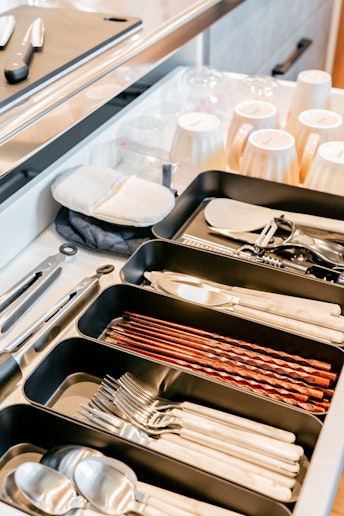 清潔感のあるキッチン収納