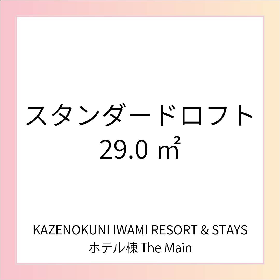 スタンダードロフト／29平米