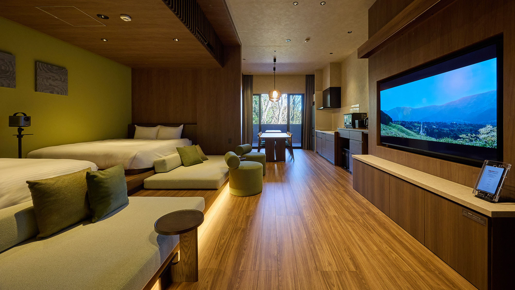 【C：リビング】落ち着いた雰囲気の客室でゆったりとお過ごし下さい