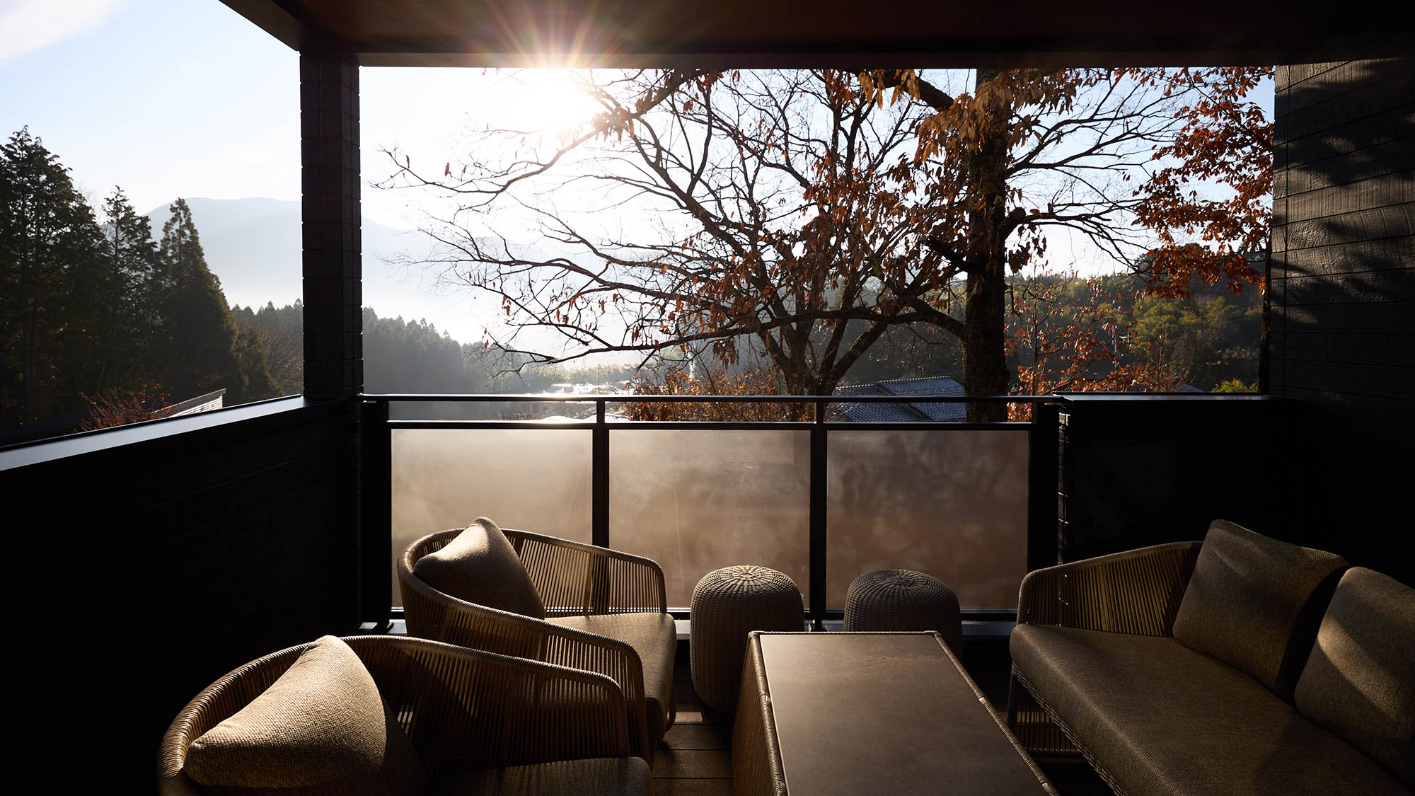 【A・Aペット：テラス】日々の喧騒から離れ、凛とした空気を感じる