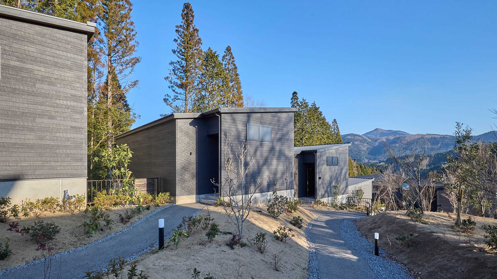 【外観：Cタイプ】由布院の雄大な自然と調和したヴィラタイプ施設