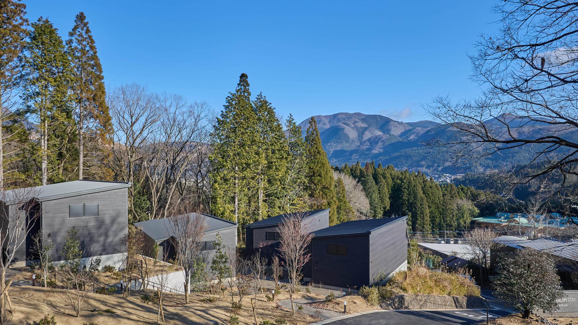 【外観：Cタイプ】由布院の雄大な自然と調和したヴィラタイプ施設