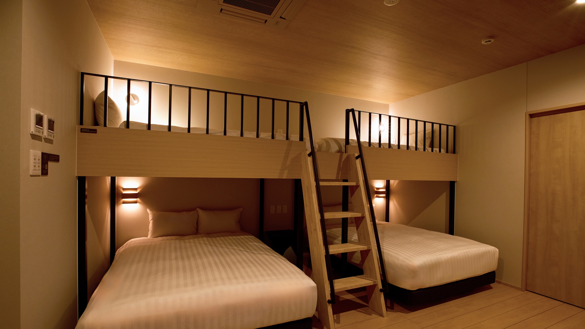 【客室:B】ファミリー・グループに人気のバンクベッド