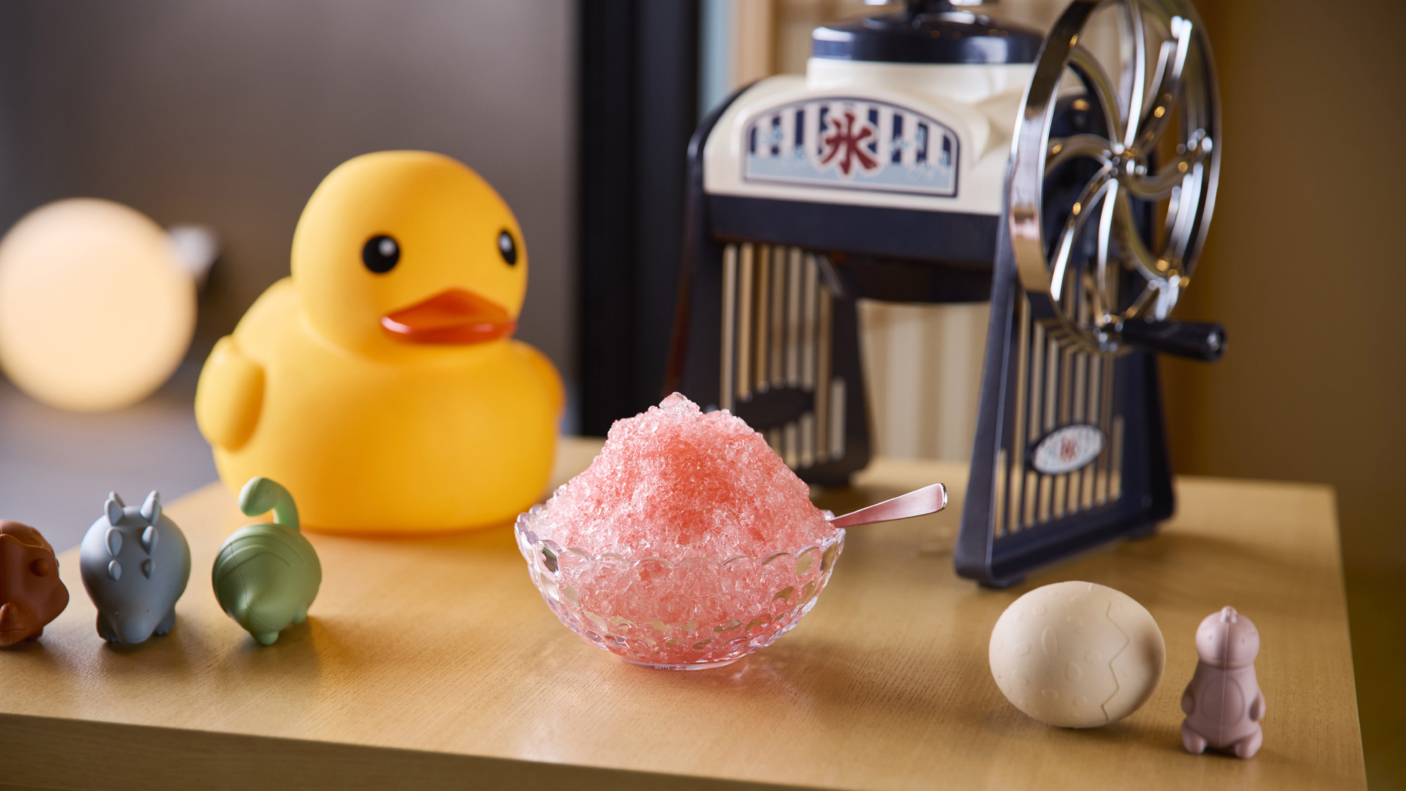 【設備:全客室共通】温泉の後はかき氷で一息