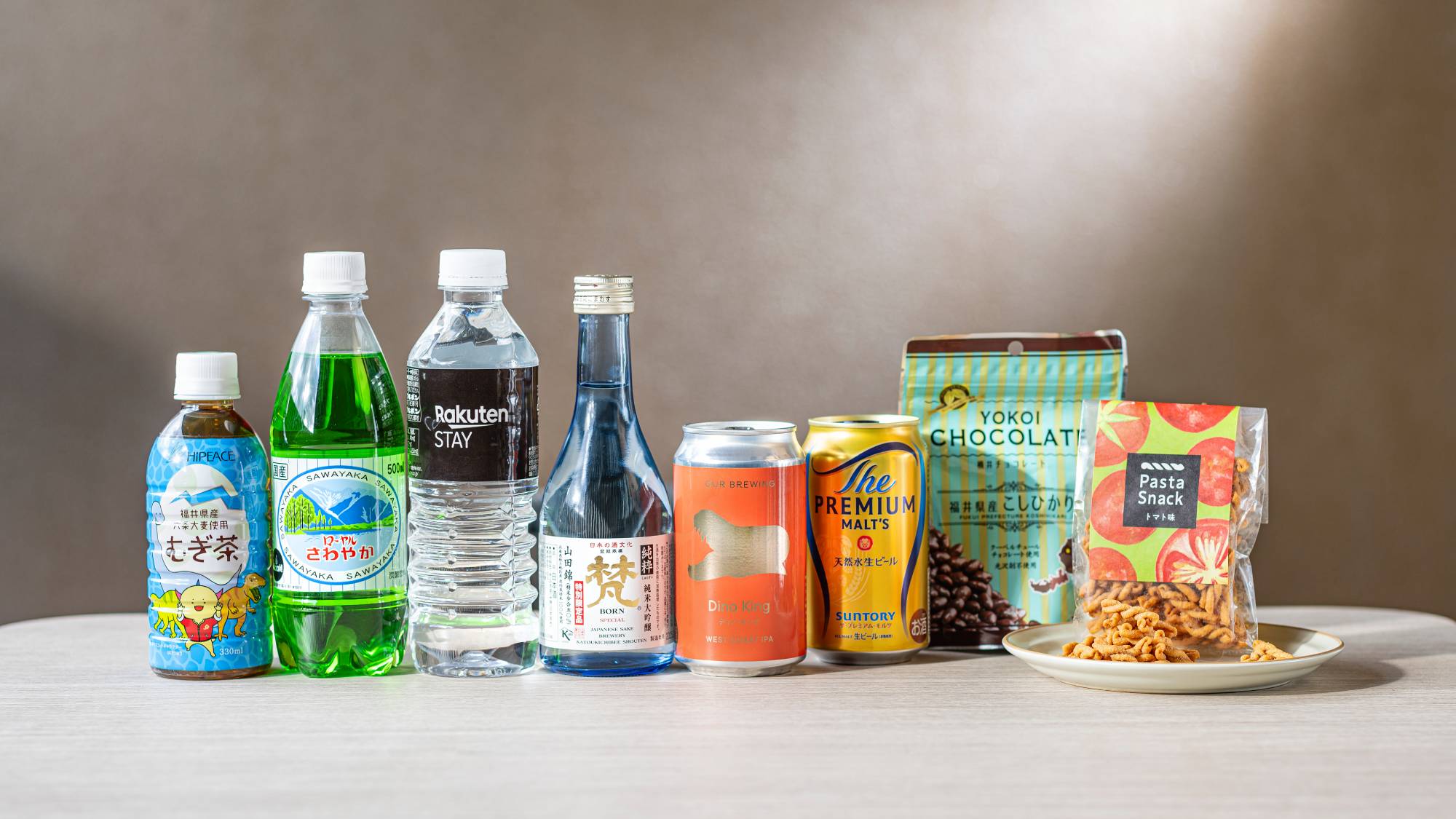 【ウェルカムドリンク:全客室共通】全室にウェルカムドリンク＆フードをご用意