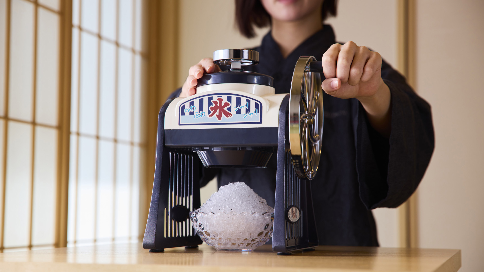 【設備:全客室共通】温泉の後はかき氷で一息