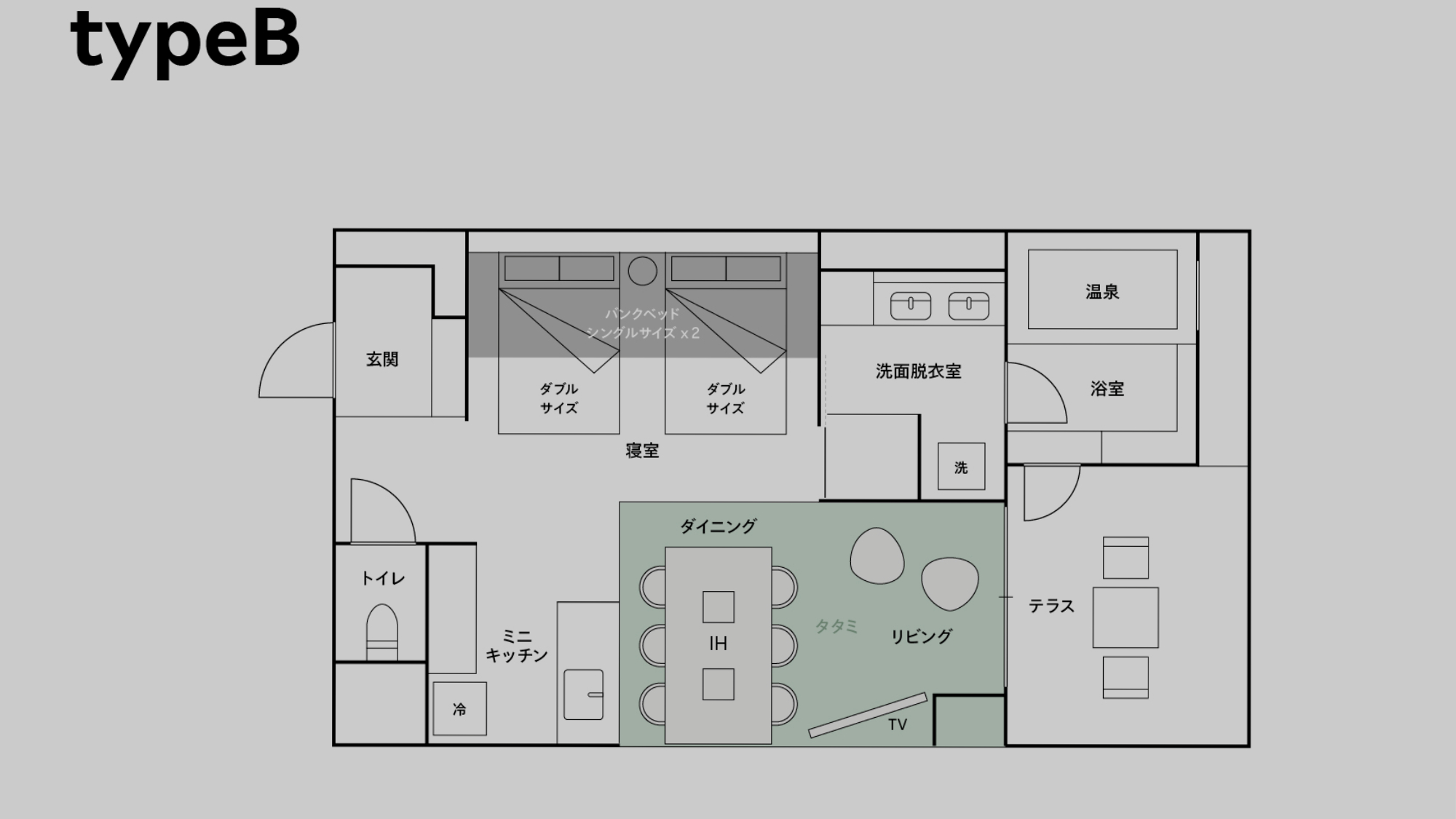 【間取り図:B】