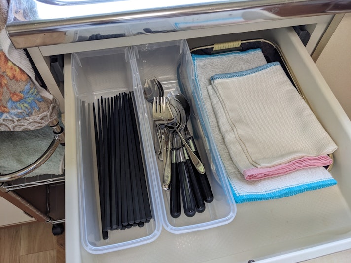 カトラリー、布巾