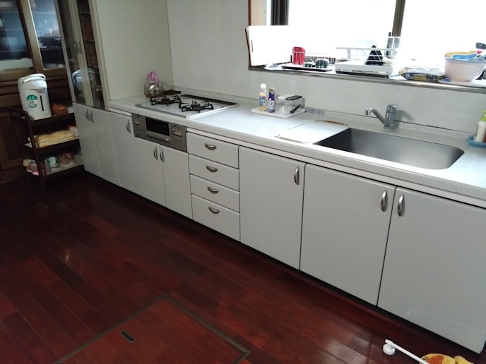 フルキッチン。ご自由にお使いください。