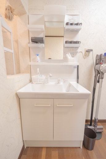 歯ブラシを人数分準備しています。