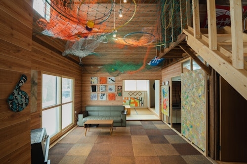 【Ａｒｔｅｍｉｎａ　Ｇａｈａｋｕ】２種の露天風呂・森の一棟貸し温泉宿／民泊