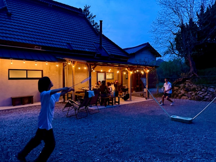 暗くなっても楽しめる♪