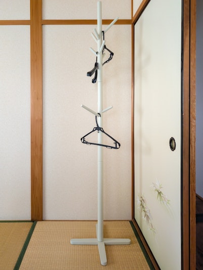 衣類ハンガーとアイロン