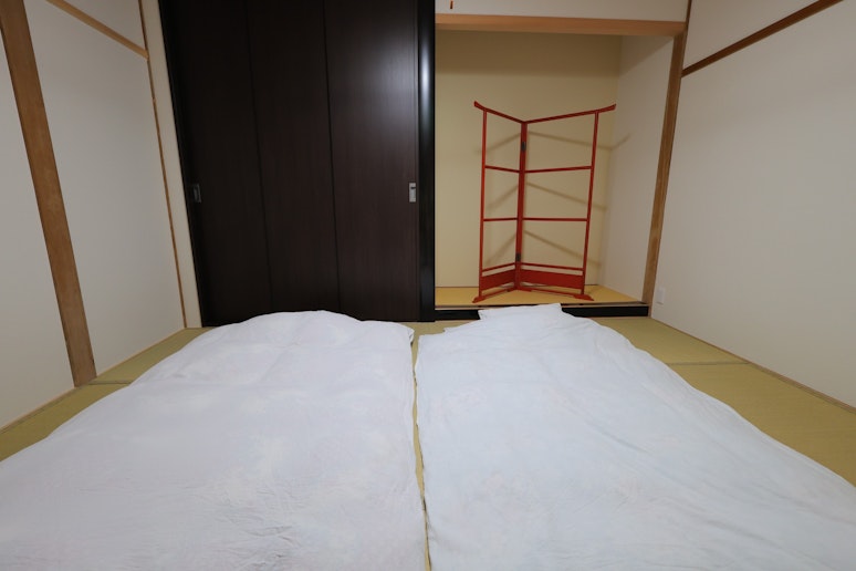 和室に布団２枚敷いたとき