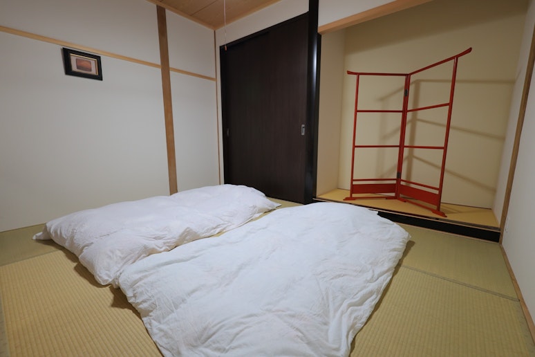 和室に布団２枚敷いたとき