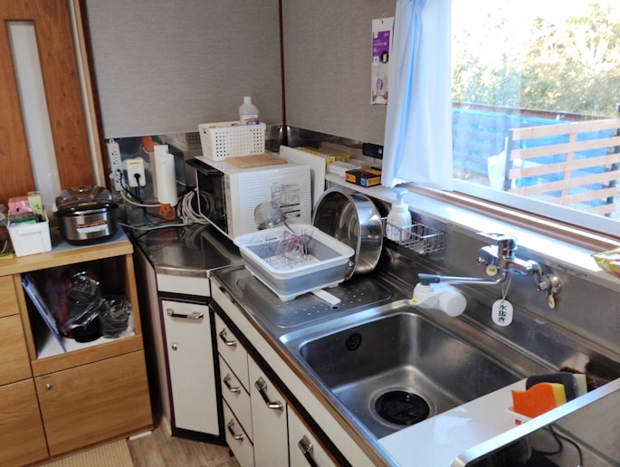 キッチン　電子レンジ