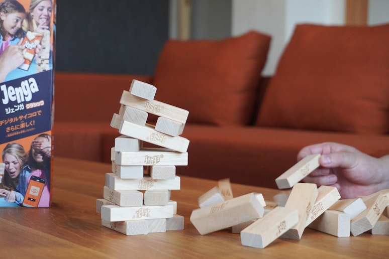 ジェンガの貸出もございます。