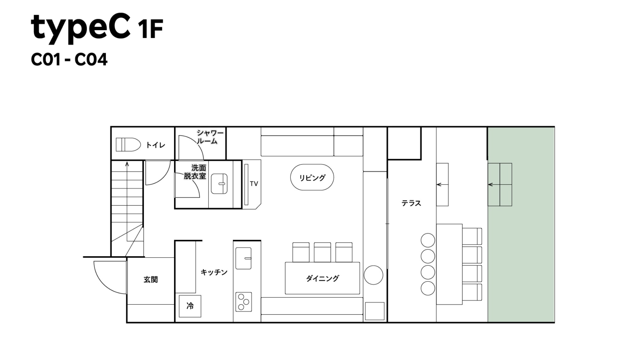 【C】2ダブル＋4シングル or 2ダブル＋2キング／95平米／天然温泉付き