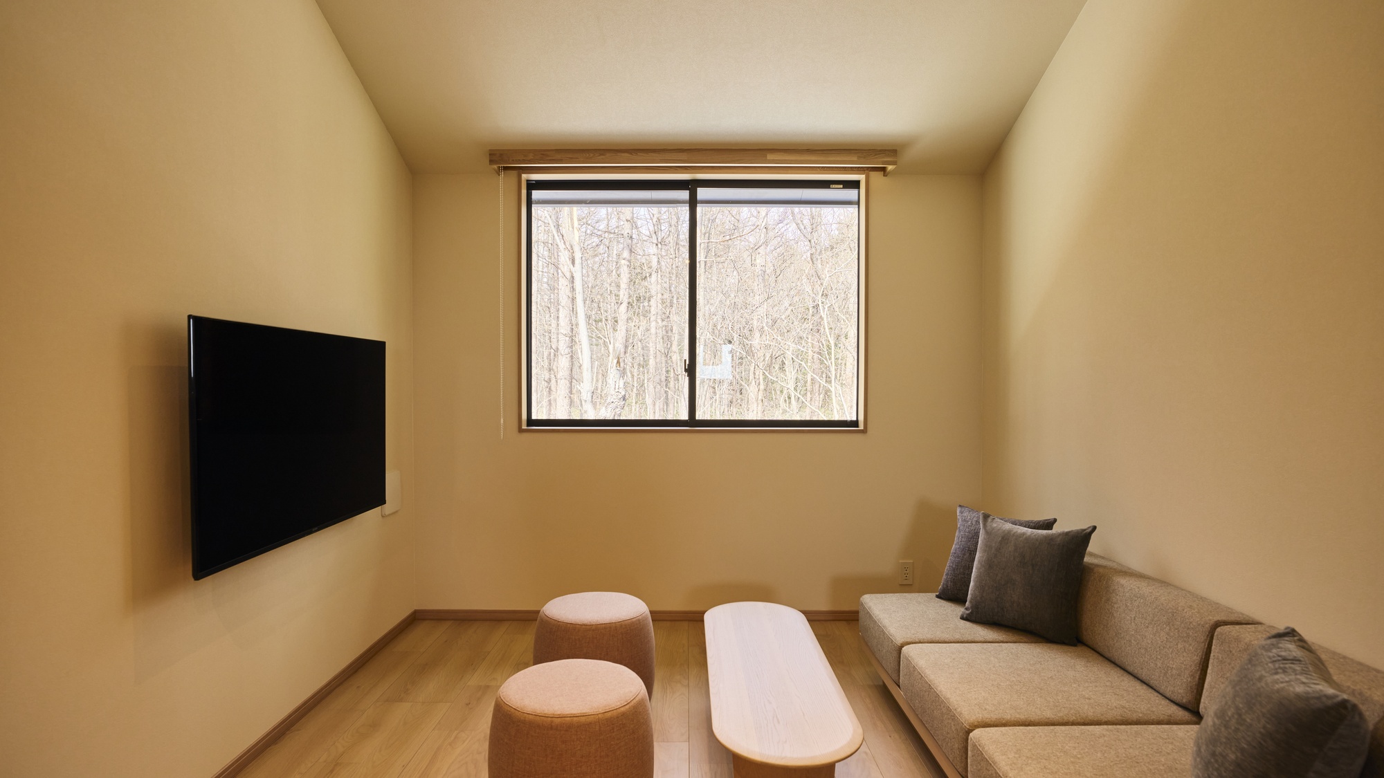 【C/D/E：リビング】優しく穏やかな光が心地よい、開放感のあるリビング