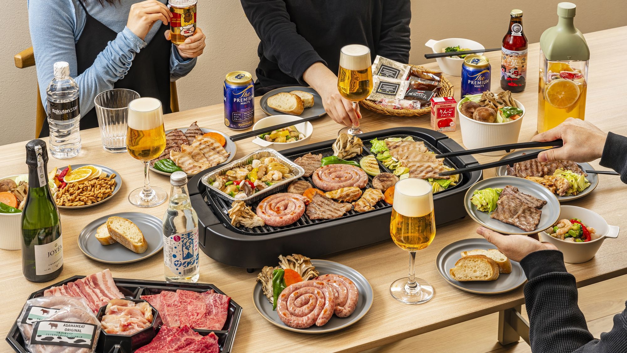 【プレオープン★アンケートあり】5種から選べる夕食と和洋選べる朝ごはん！（夕朝食付／8名分）