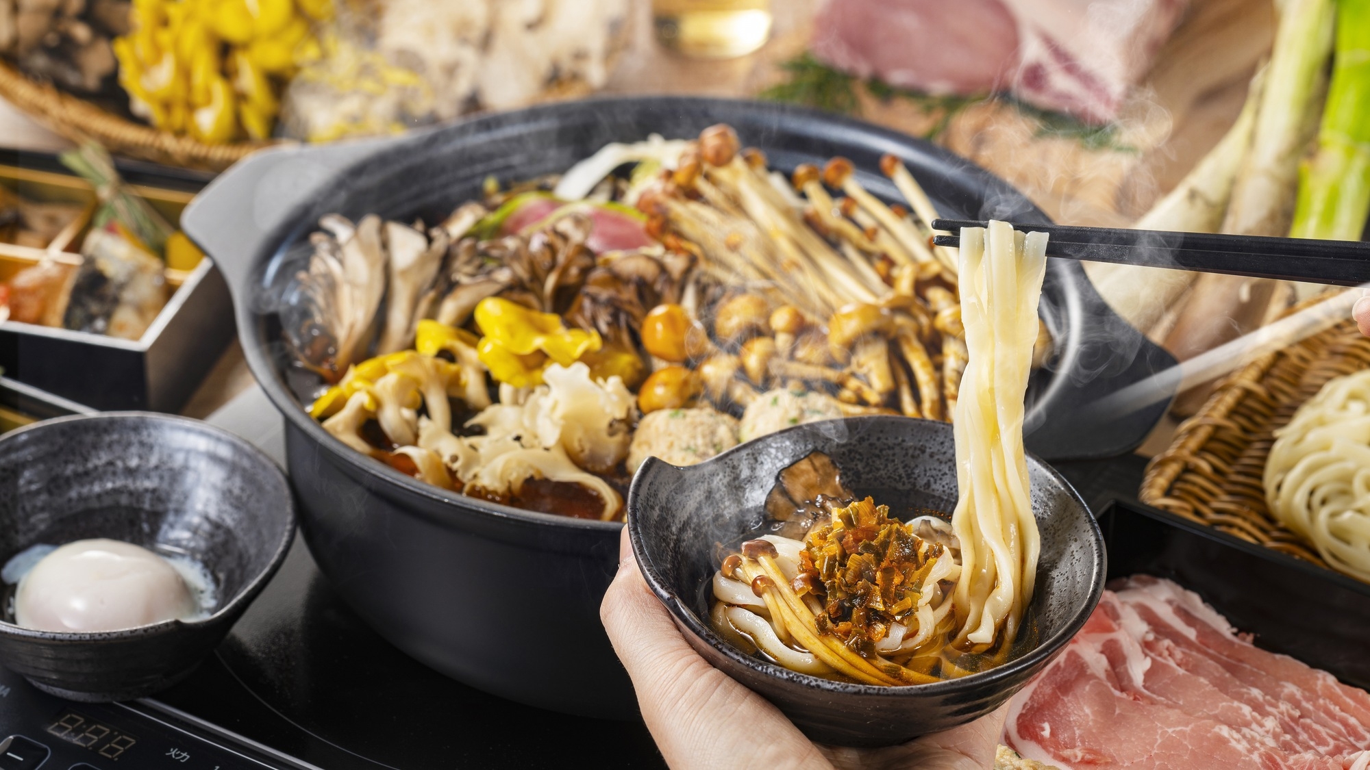 【プレオープン★アンケートあり】5種から選べる夕食と和洋選べる朝ごはん！（夕朝食付／1〜5名分）